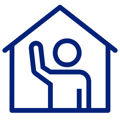 House and person icon
